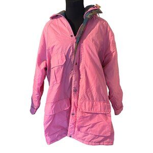 Vanderbilt Internaional Collection pink zip hooded coat size XL